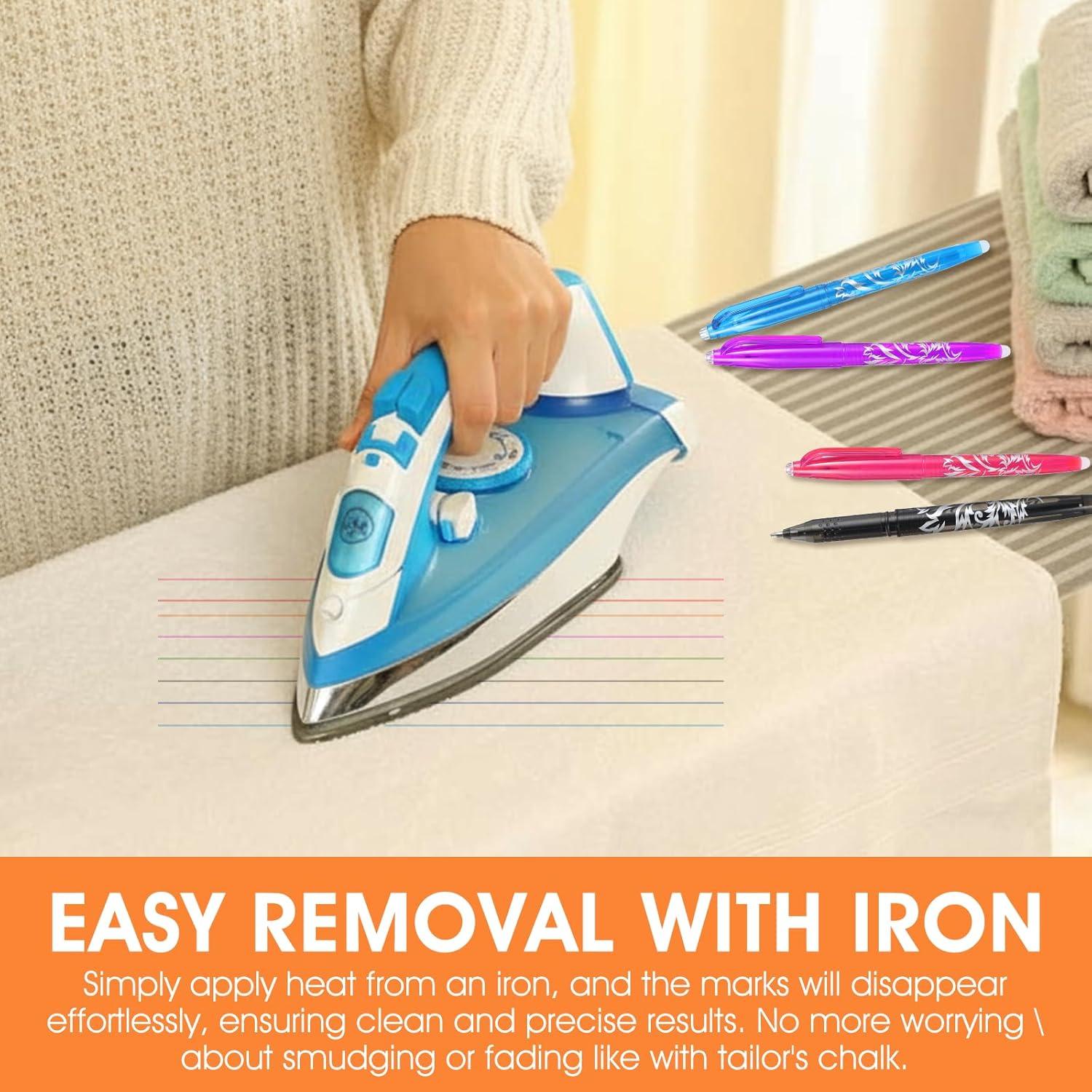 12 Bolígrafos Borrables por Calor Hpmjz para Tela 0.5mm