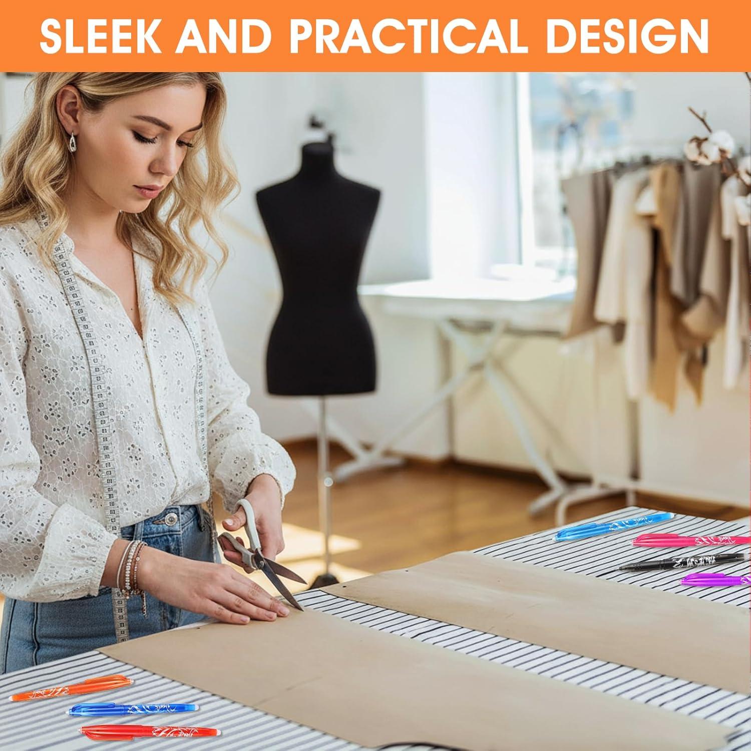 12 Bolígrafos Borrables por Calor Hpmjz para Tela 0.5mm