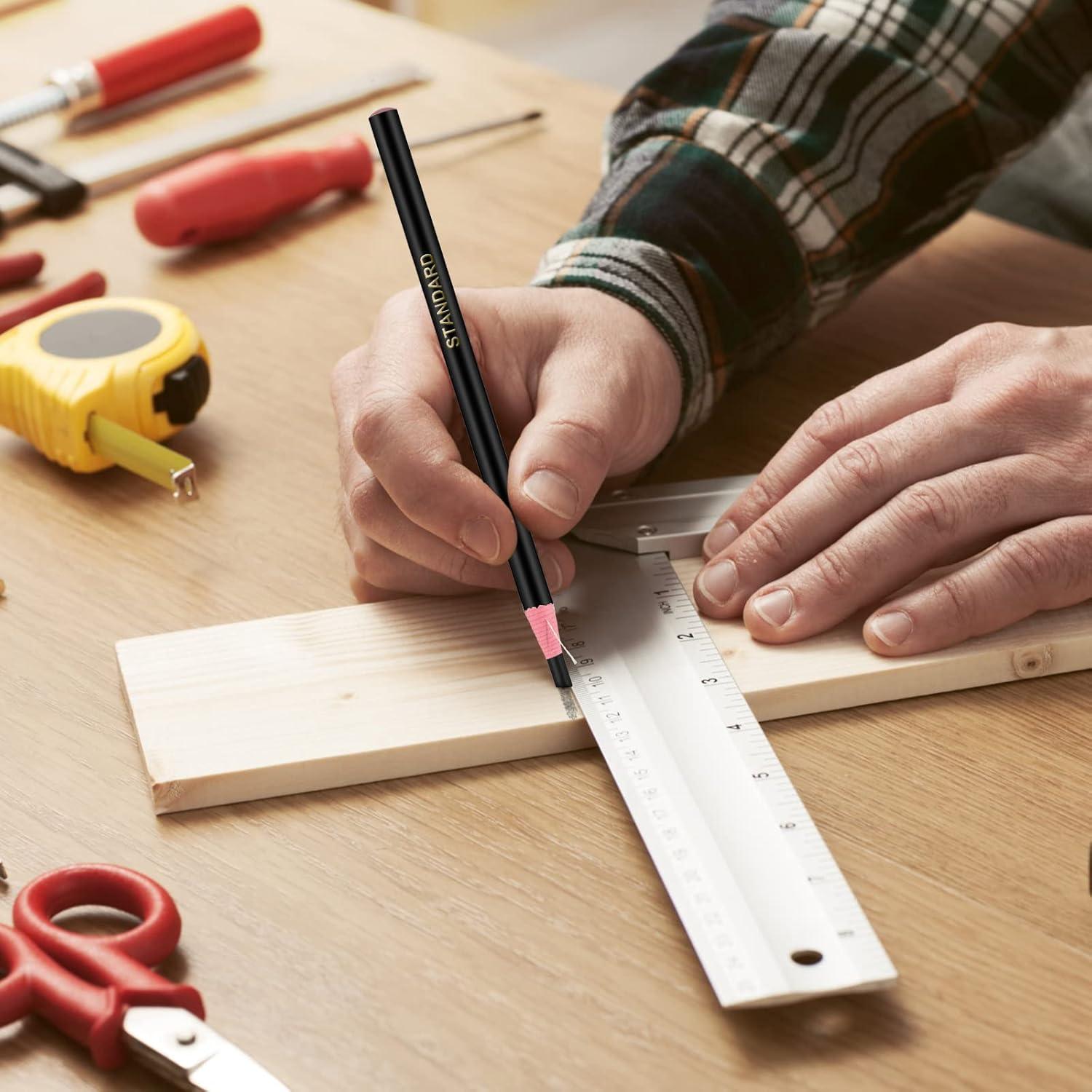 Lápices de Marcado Sabary 24 Pcs Cera Negro y Blanco 16.5 cm