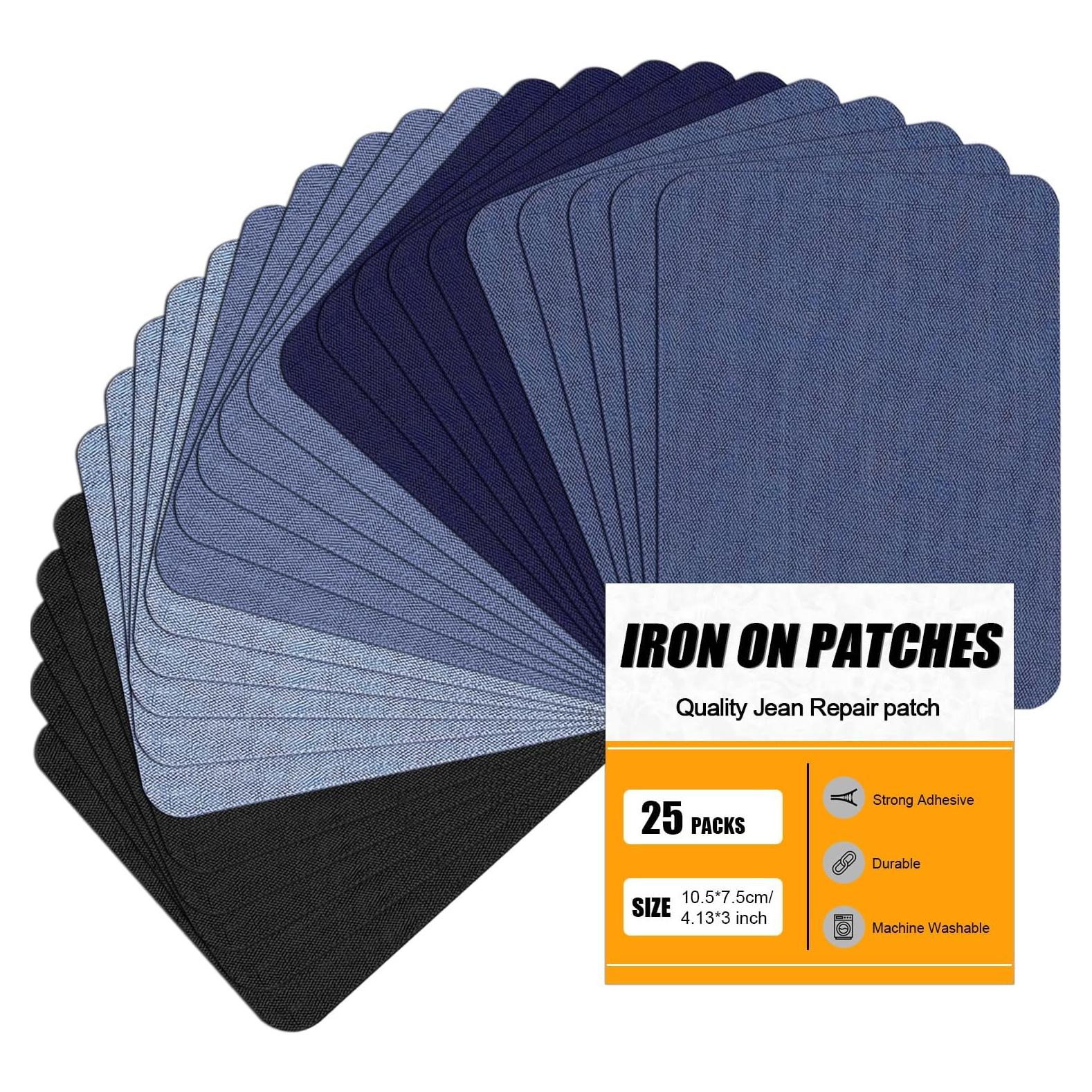 Parches de Tela para Planchar MOONSJONES 25 Piezas 7.5x10.5cm
