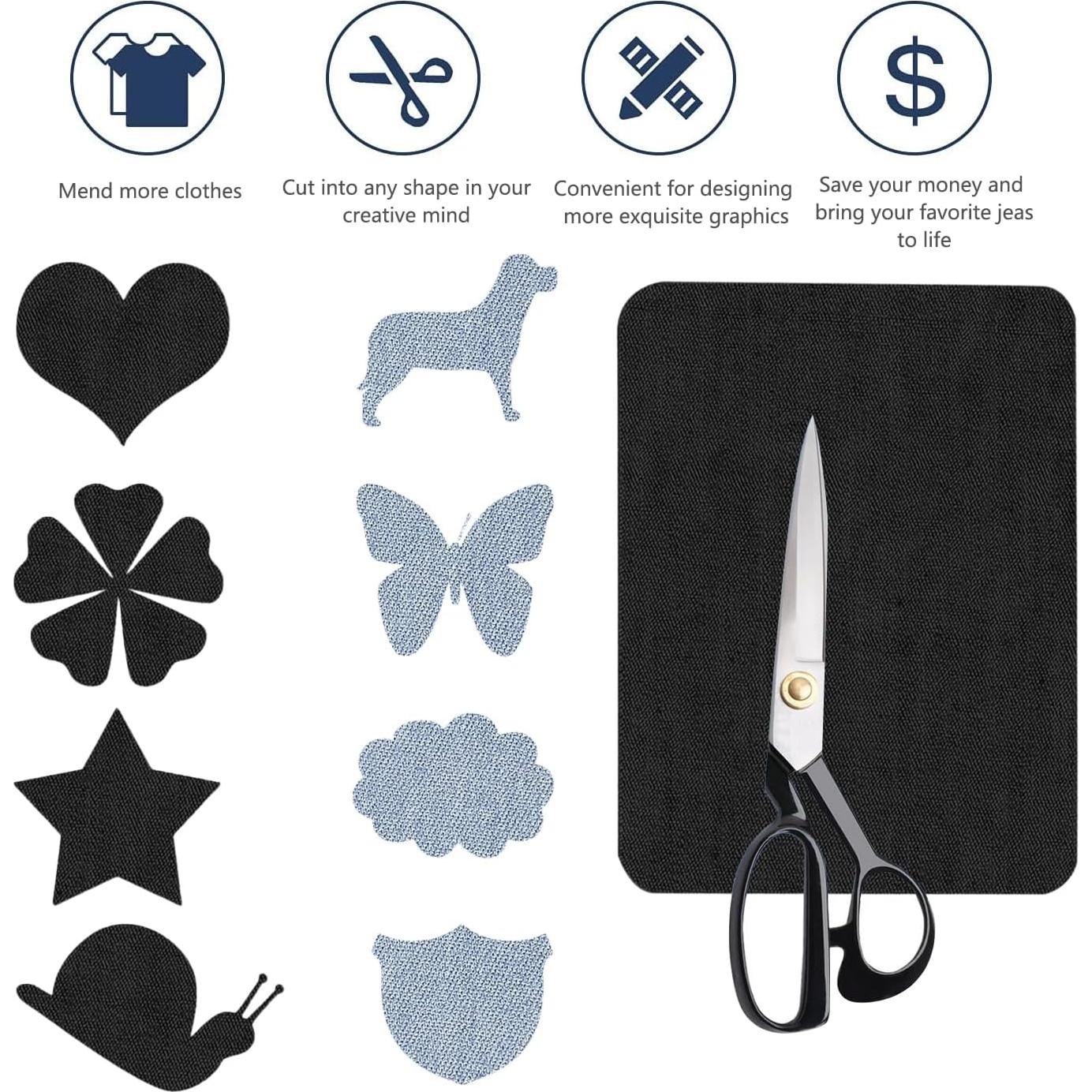 Parches de Tela para Planchar MOONSJONES 25 Piezas 7.5x10.5cm