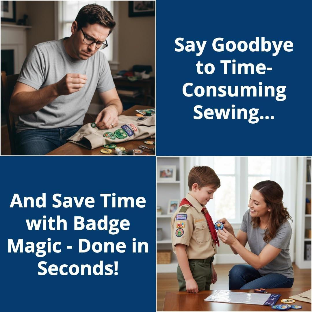 Kit Adhesivo Badge Magic 1 Hoja para Parches y Dobladillos