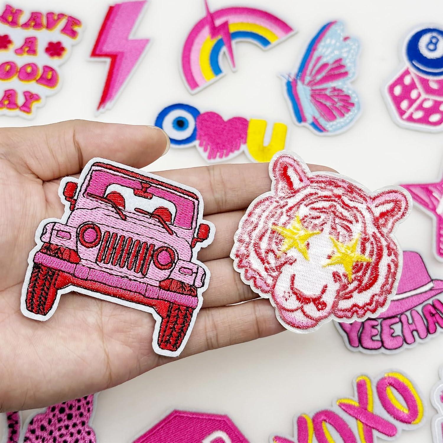 Kit 16 Parches Termoadhesivos Bordados Attuslla para Ropa