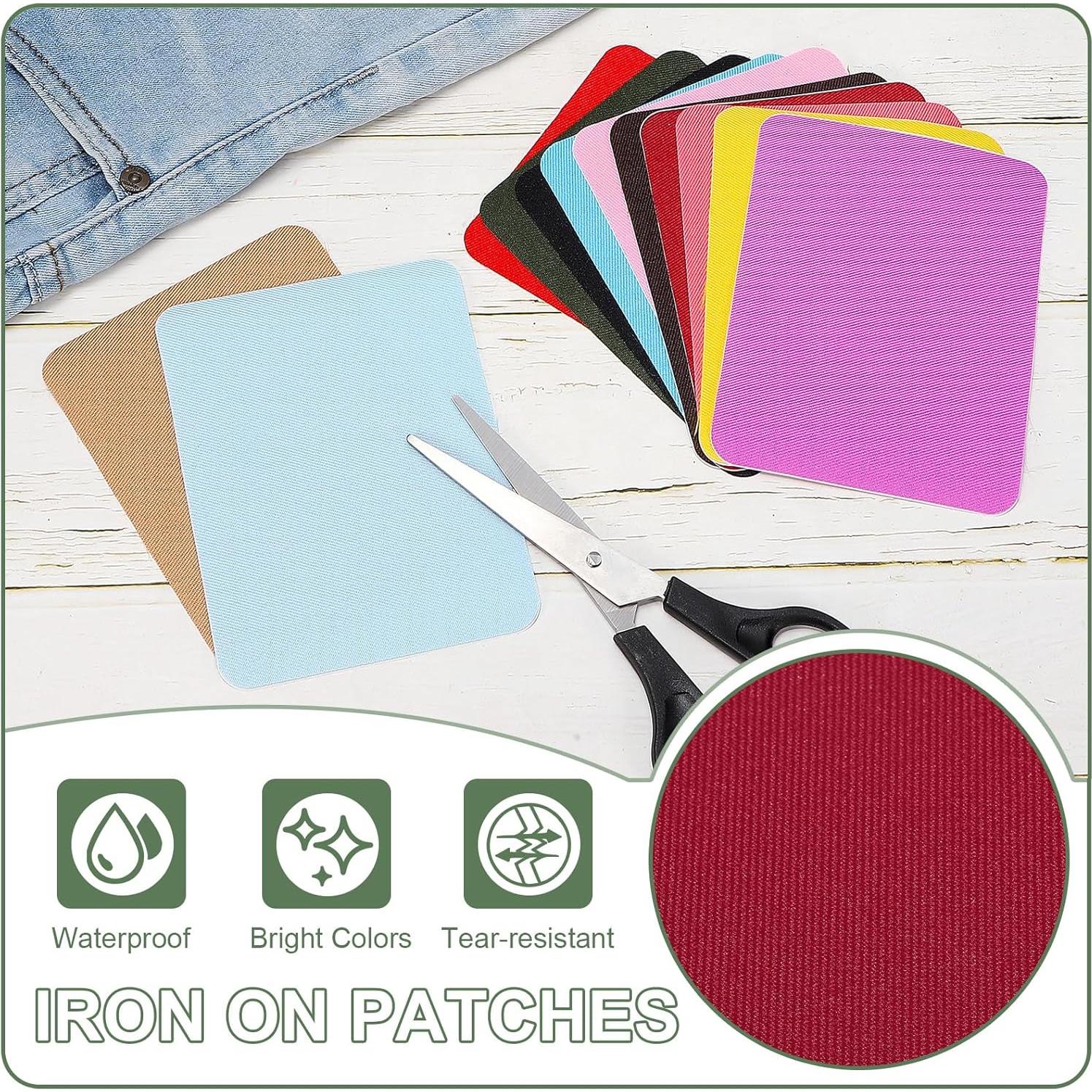 Parches de Planchar de Tela de Mezclilla YELARXI 12 Piezas