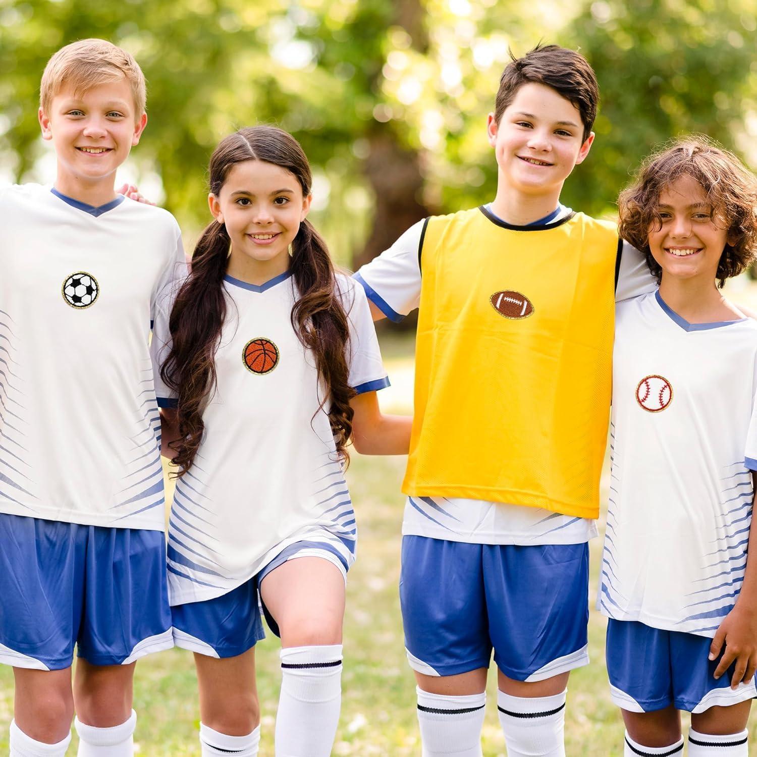 16 Parches de Chenille Deportivos MONSEALYT para Planchar