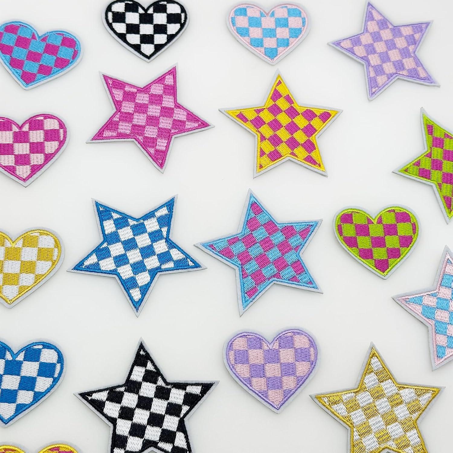 Kit 18 Parches a Planchar Bordados Woohome Multicolor