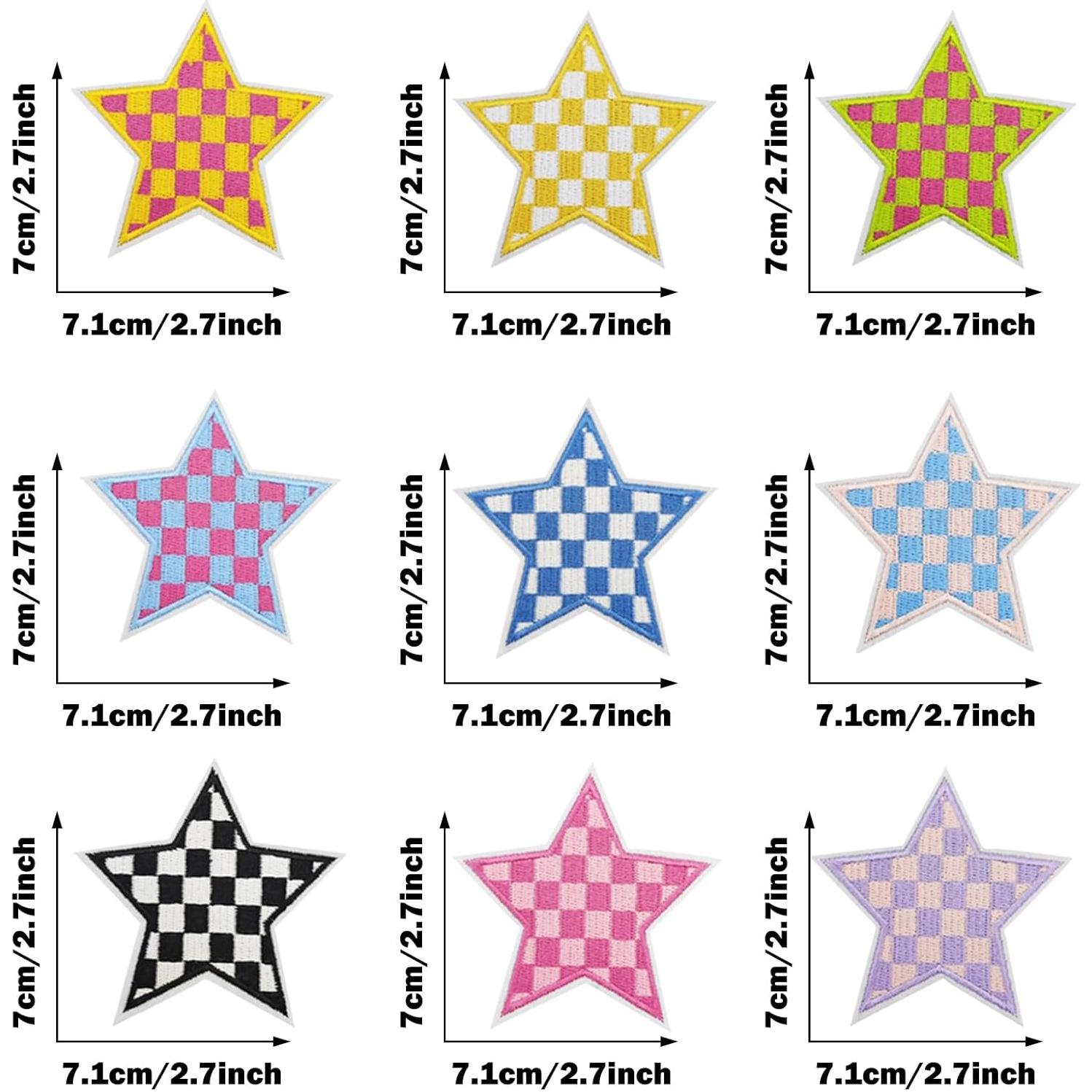 Kit 18 Parches a Planchar Bordados Woohome Multicolor