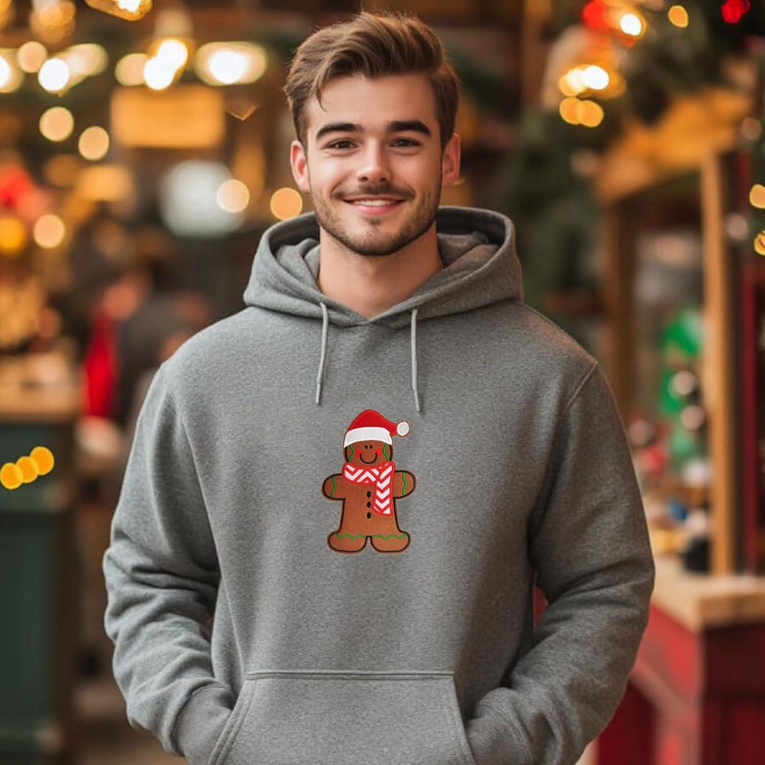 Kit de calcetín navideño bordado Cute-Patch 17 cm fieltro