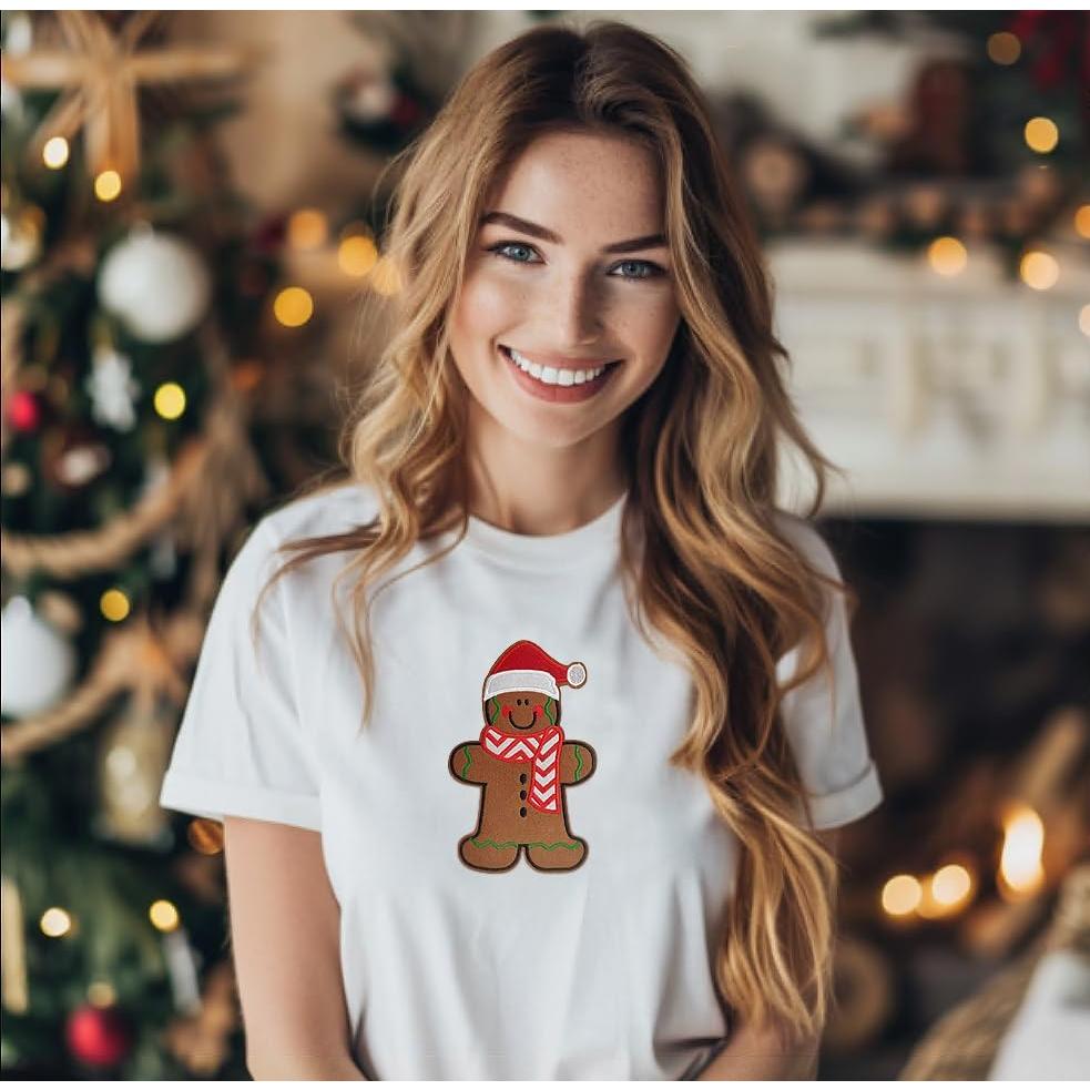 Kit de calcetín navideño bordado Cute-Patch 17 cm fieltro