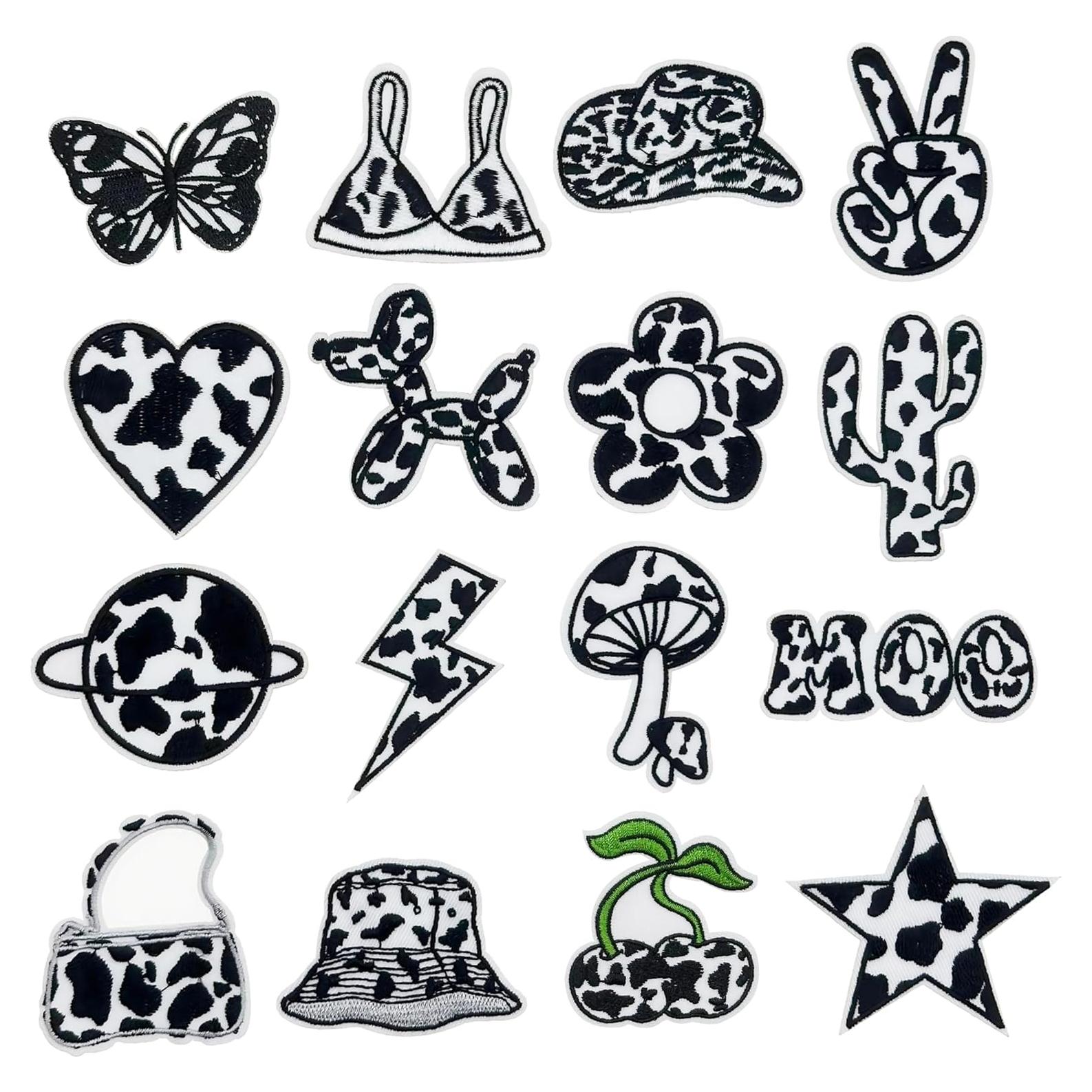 Parches Bordados para Planchar Woohome 16 PCS Leopardo