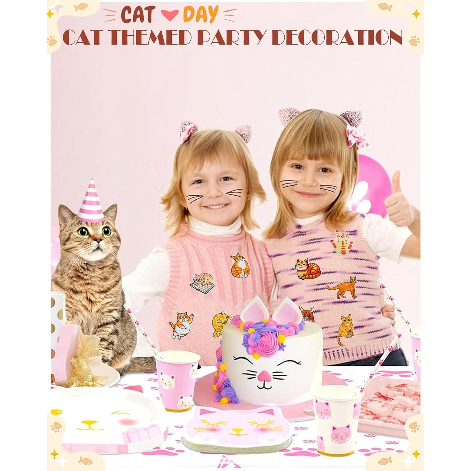 16 Parches Bordados de Gato MSCFTFB para Planchar o Coser