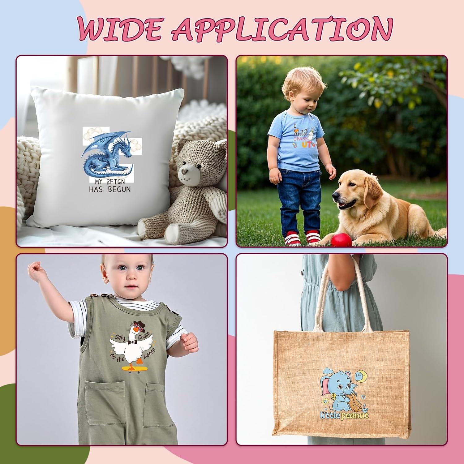 Transferencias de Planchado Falueqg - 36 Piezas para Bebés