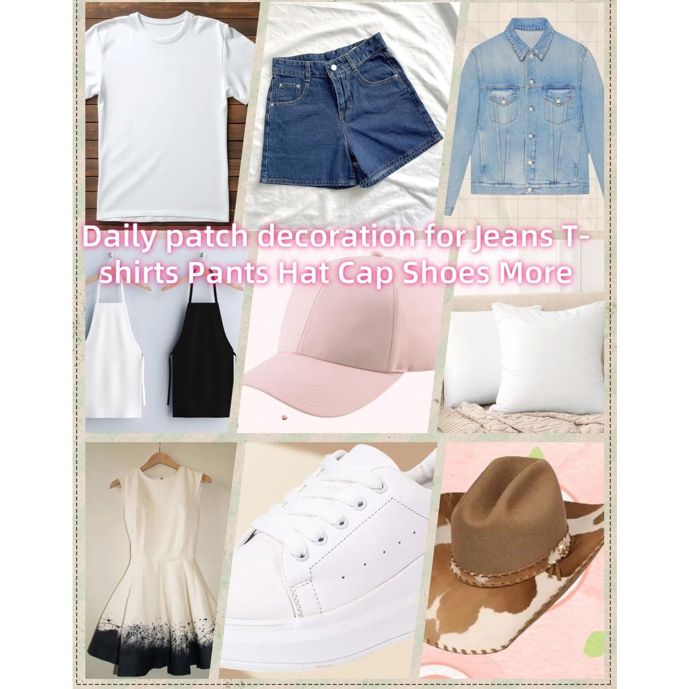 16 Parches Bordados de Fresa Zcketo para Planchar y Coser