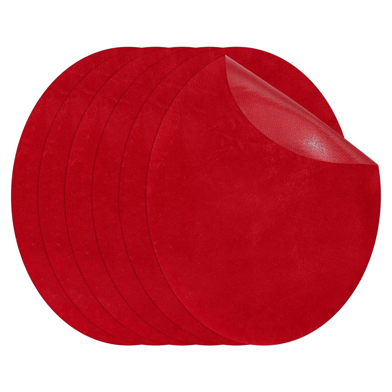 Parches Termoadhesivos PATIKIL 11x14 cm Rojo - Paquete de 6