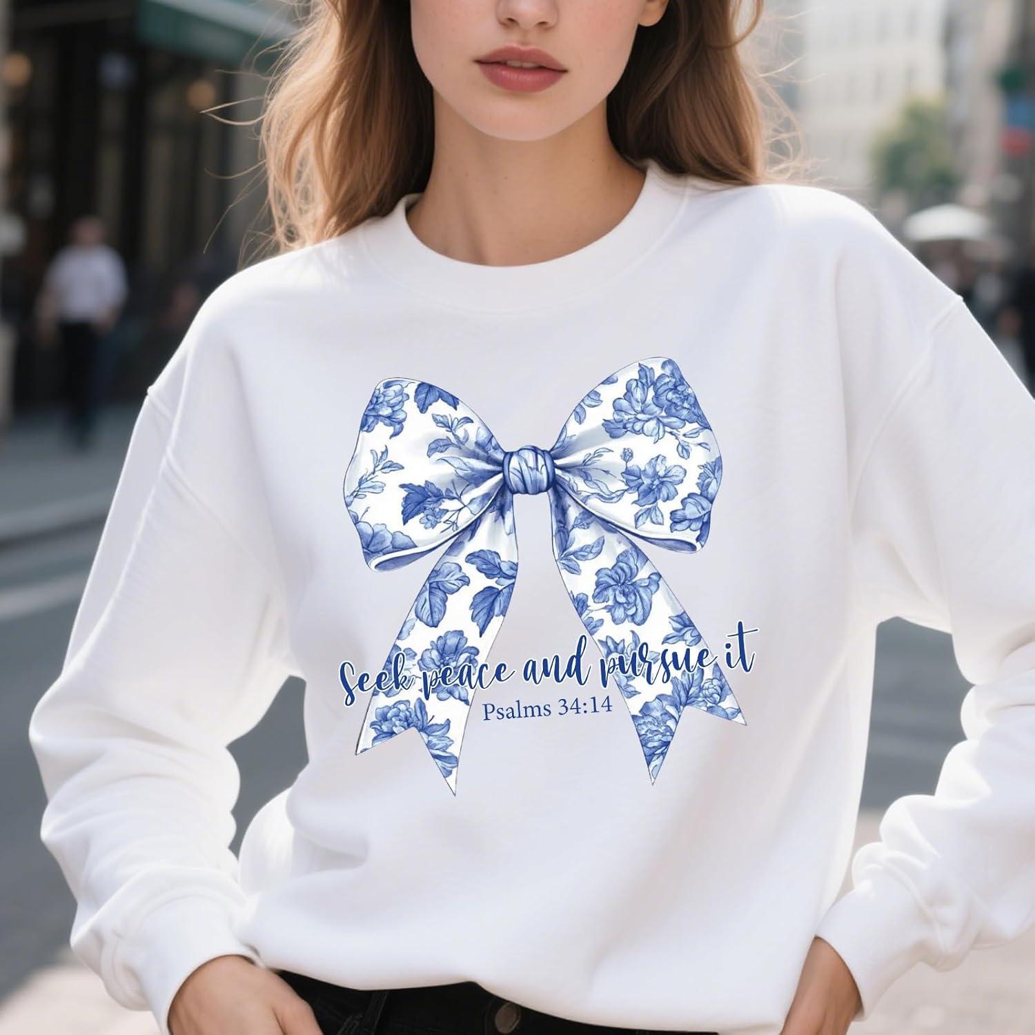 Transferencias de Plancha Falueqg Lazo Azul - 9 Piezas 18x18cm