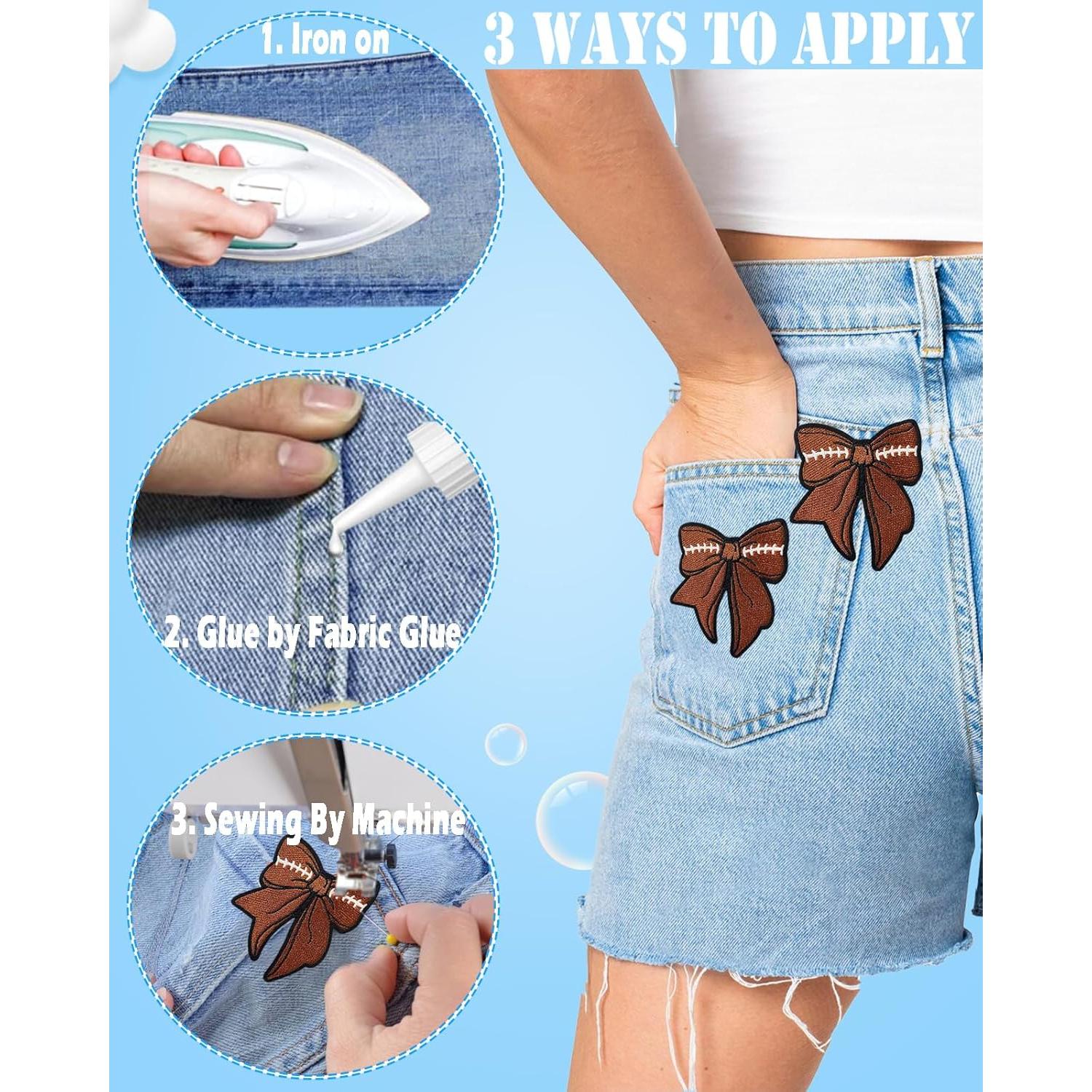 Paquete de 9 Parches de Fútbol Bordados SAIXCCS 8x7 cm