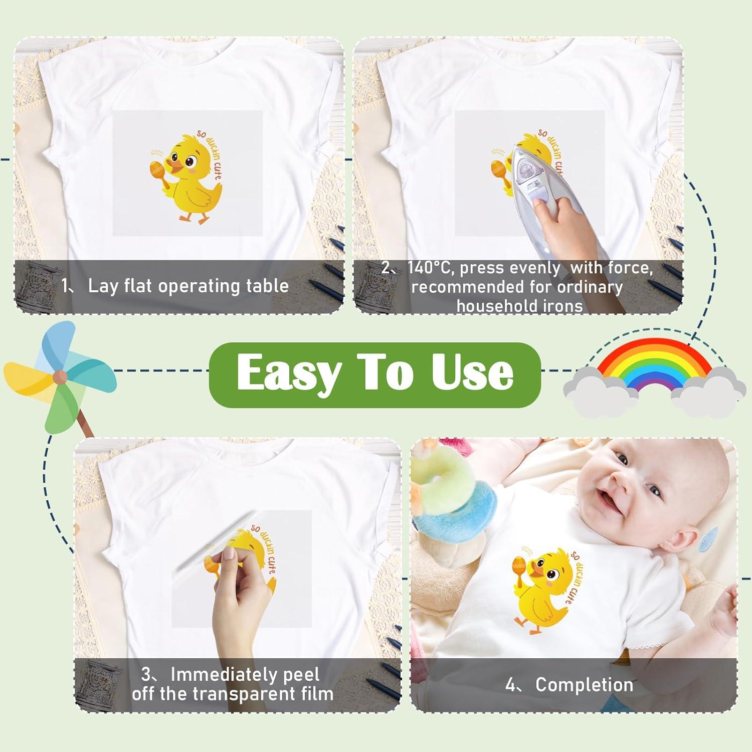 Kit de Transferencias de Calor para Baby Shower INCOK - 20 PCS