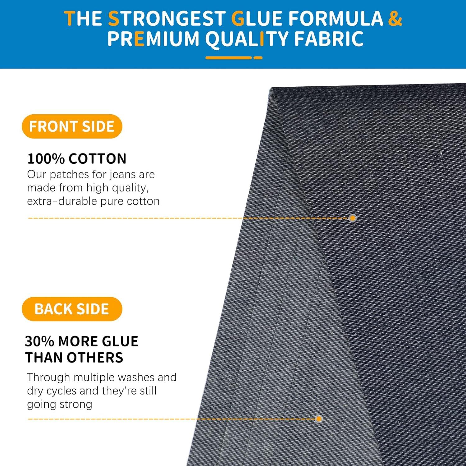 Parche Termoadhesivo HTVRONT 4 Rollos 10.16x50.8 cm Azul