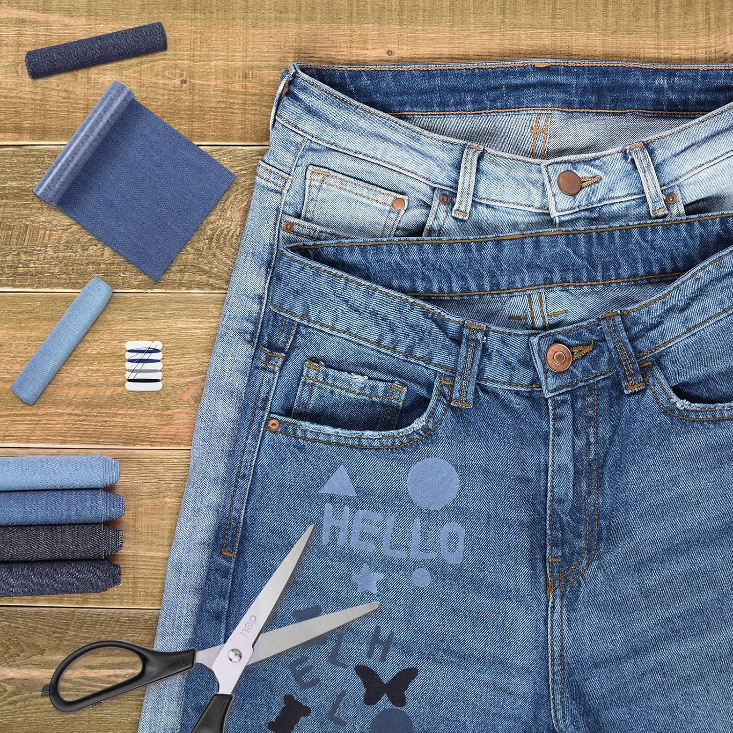 Parche Termoadhesivo HTVRONT 4 Rollos 10.16x50.8 cm Azul