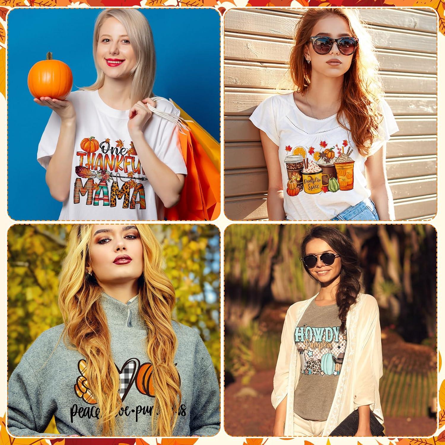 Parches de Transferencia de Hierro Otoñales Yuntau - 30 Pcs