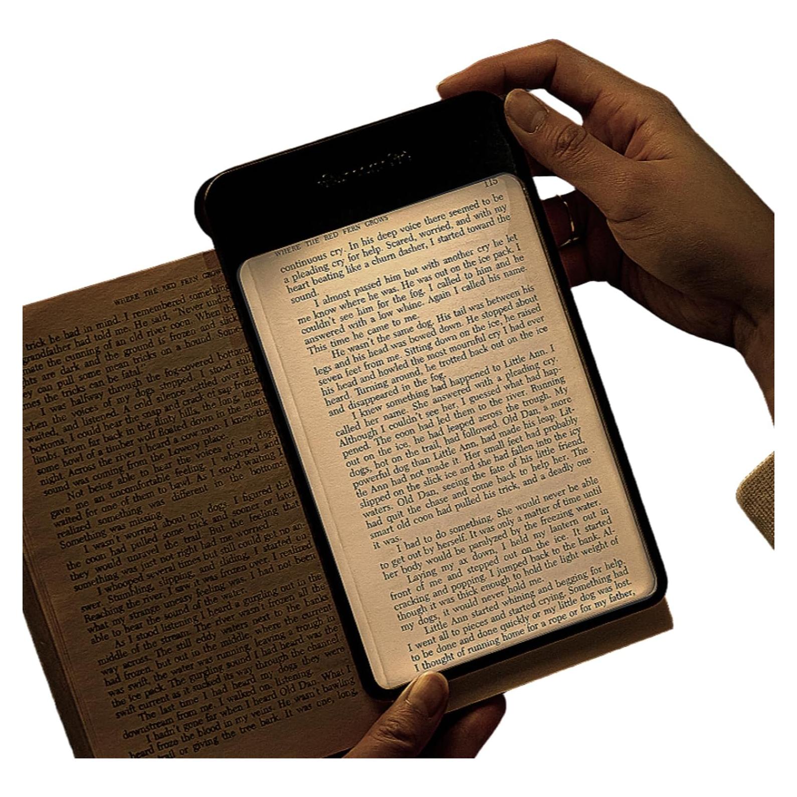 Luz de Libro Memslux LED Recargable USB Tono Cálido 85g