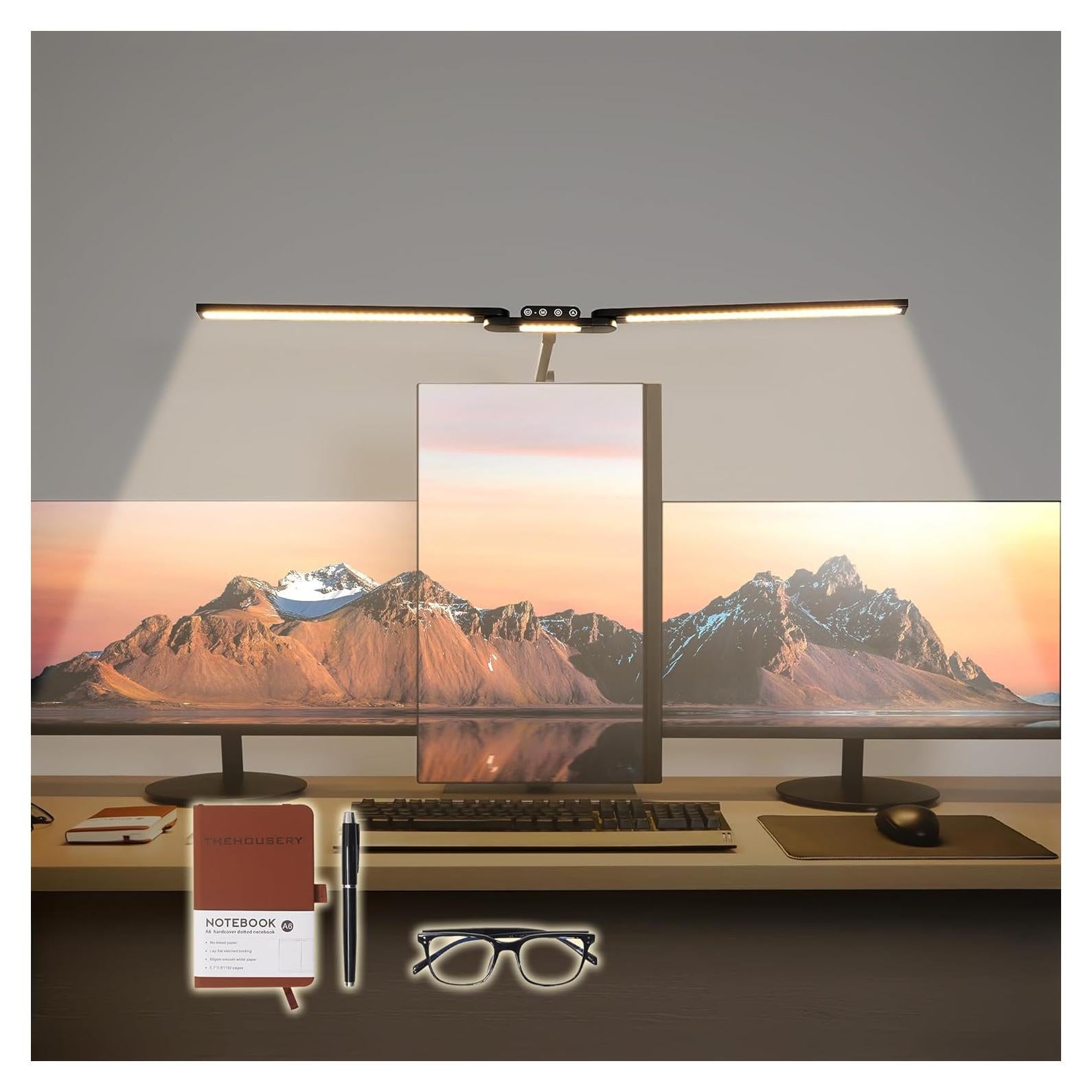 Lámpara de Escritorio LED The Housery, 94.9cm, Anti Fatiga Ocular