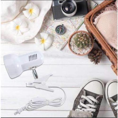 Lámpara de Clip LED Rong&LAN Blanca, 360° Ajustable, 30W