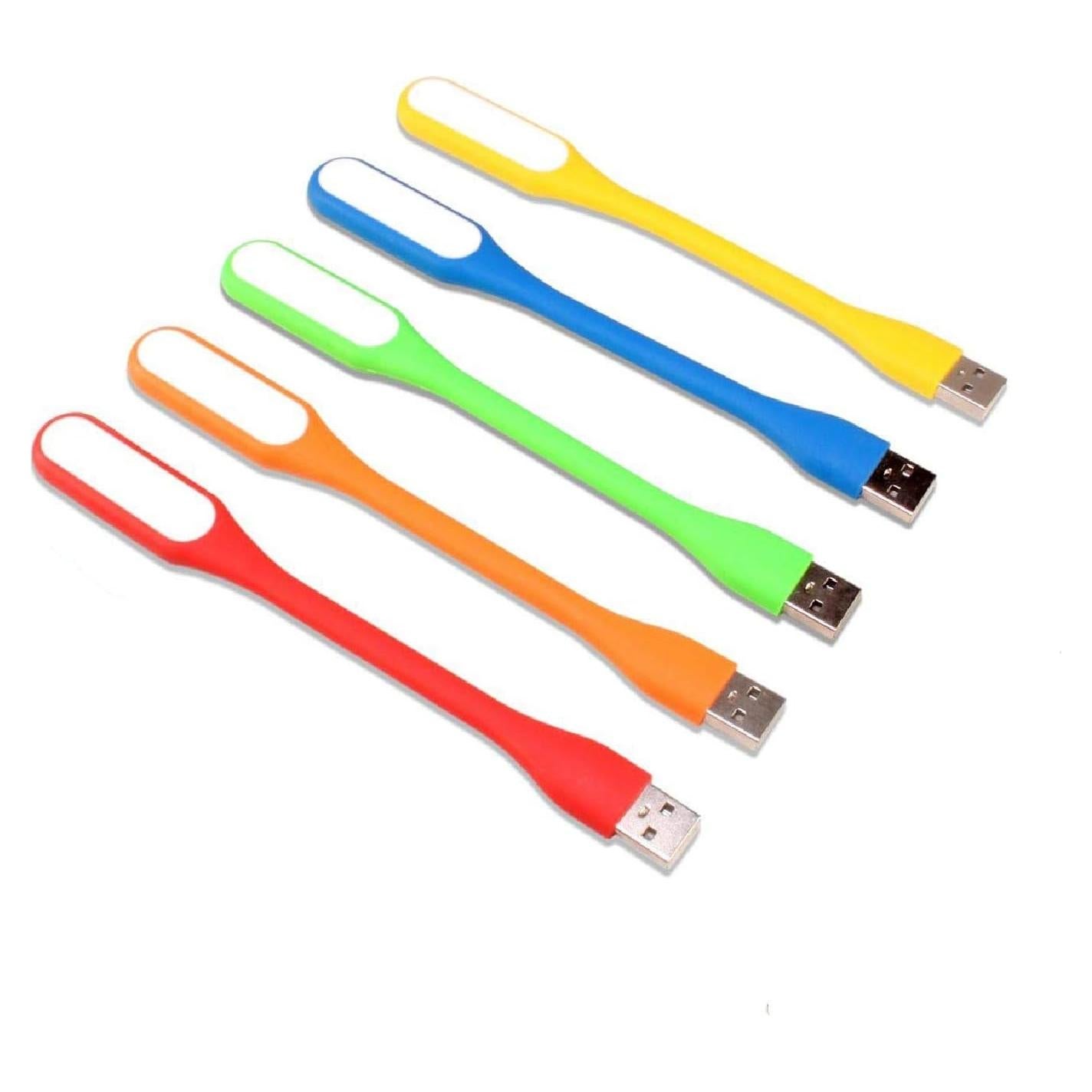 5PCS Luz LED Flexible GOSONO para Lectura USB Multicolor