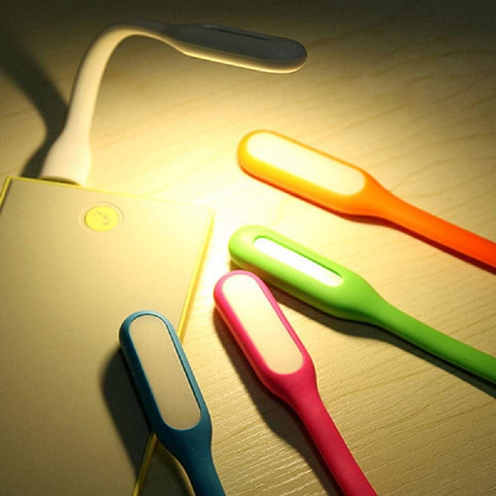 5PCS Luz LED Flexible GOSONO para Lectura USB Multicolor