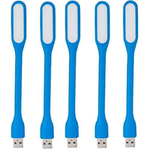 5PCS Luz LED Flexible GOSONO para Lectura USB Multicolor