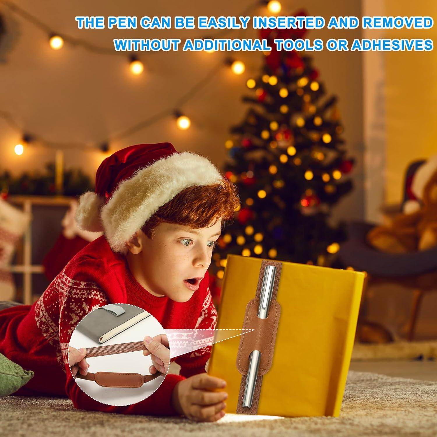 Soporte Ajustable para Lápiz PATIKIL - Cuero PU Marrón (2 Pcs)