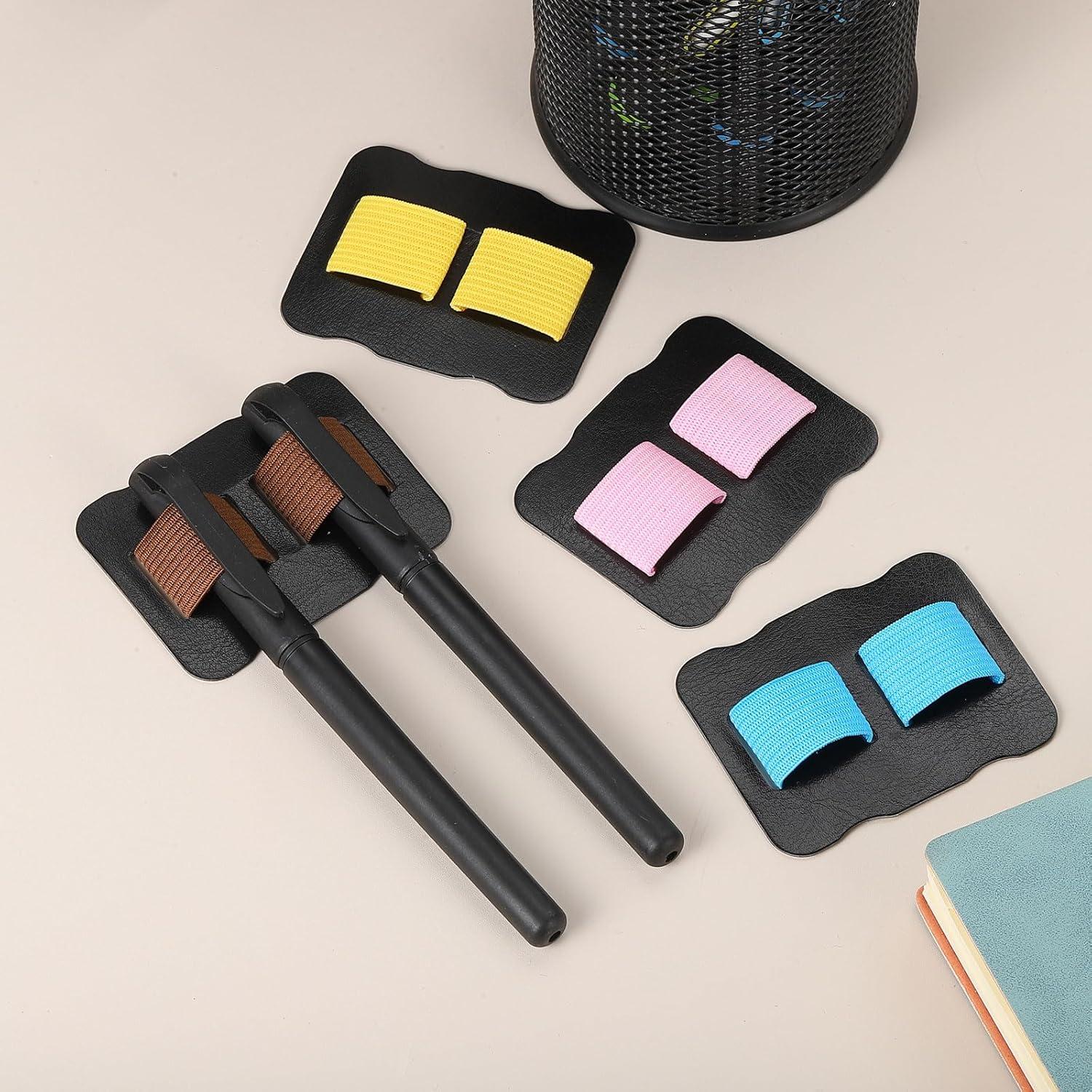 Soporte para Lápices Autoadhesivo PATIKIL - 4 Piezas Azul