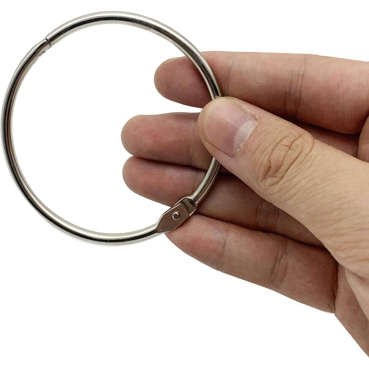 Anillos de encuadernación sueltos KTOJOY 80 mm - 12 piezas