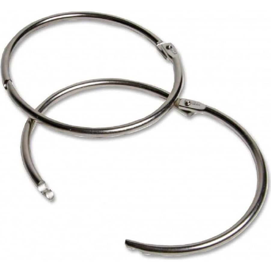 Anillos de encuadernación sueltos KTOJOY 80 mm - 12 piezas
