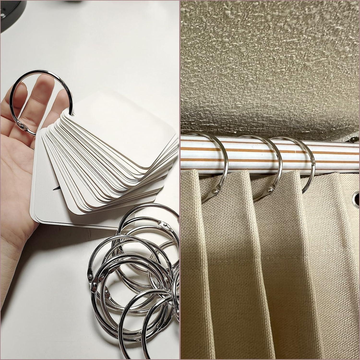 Anillos de encuadernación sueltos KTOJOY 80 mm - 12 piezas