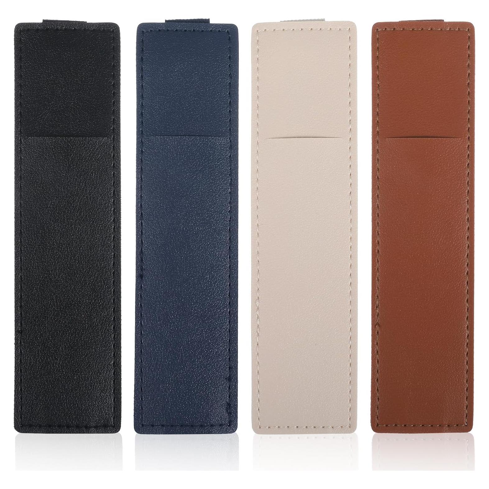 Soporte de Bolígrafo Grande Quilax - 4 Piezas Cuero PU A5/A6