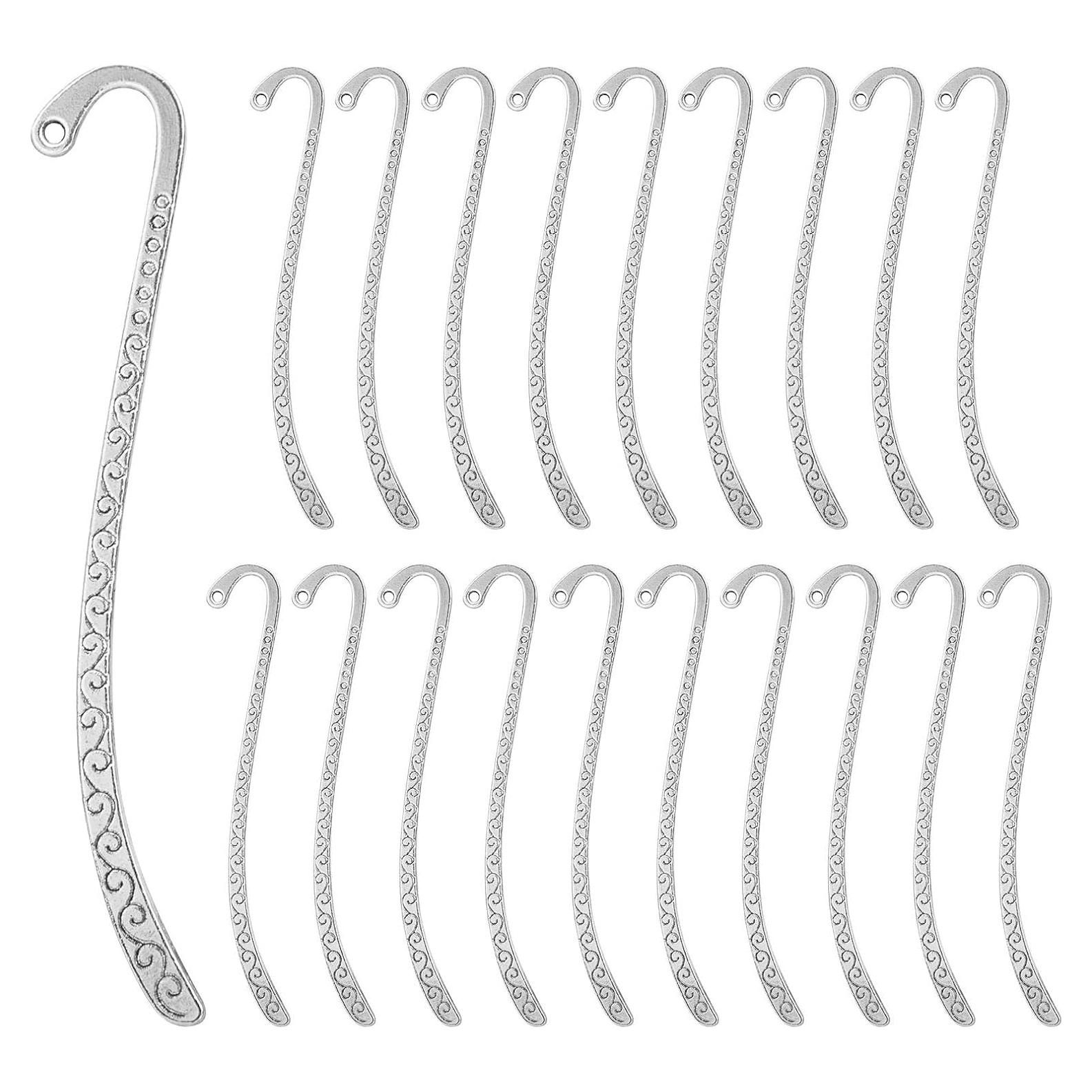 Paquete de 20 Marcadores de Página de Metal Vintage EKDJKK