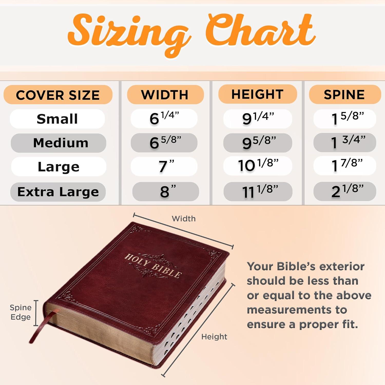 Funda de Biblia Pequeña Christian Art Gifts Azul Marino con Cremallera