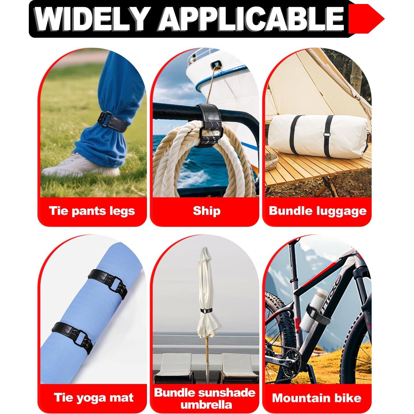 Correas Antideslizantes Elásticas PHIXBEAR 30.48 cm y 54.86 cm