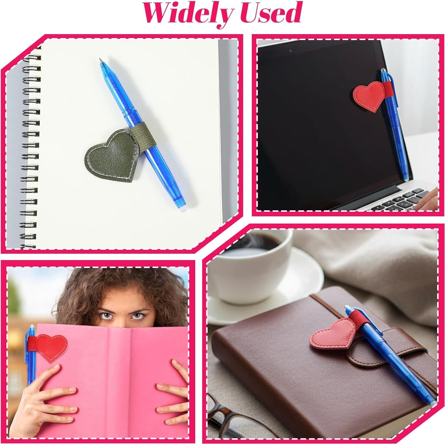 Set de 12 Soportes de Pluma Corazón Quilax Multicolor