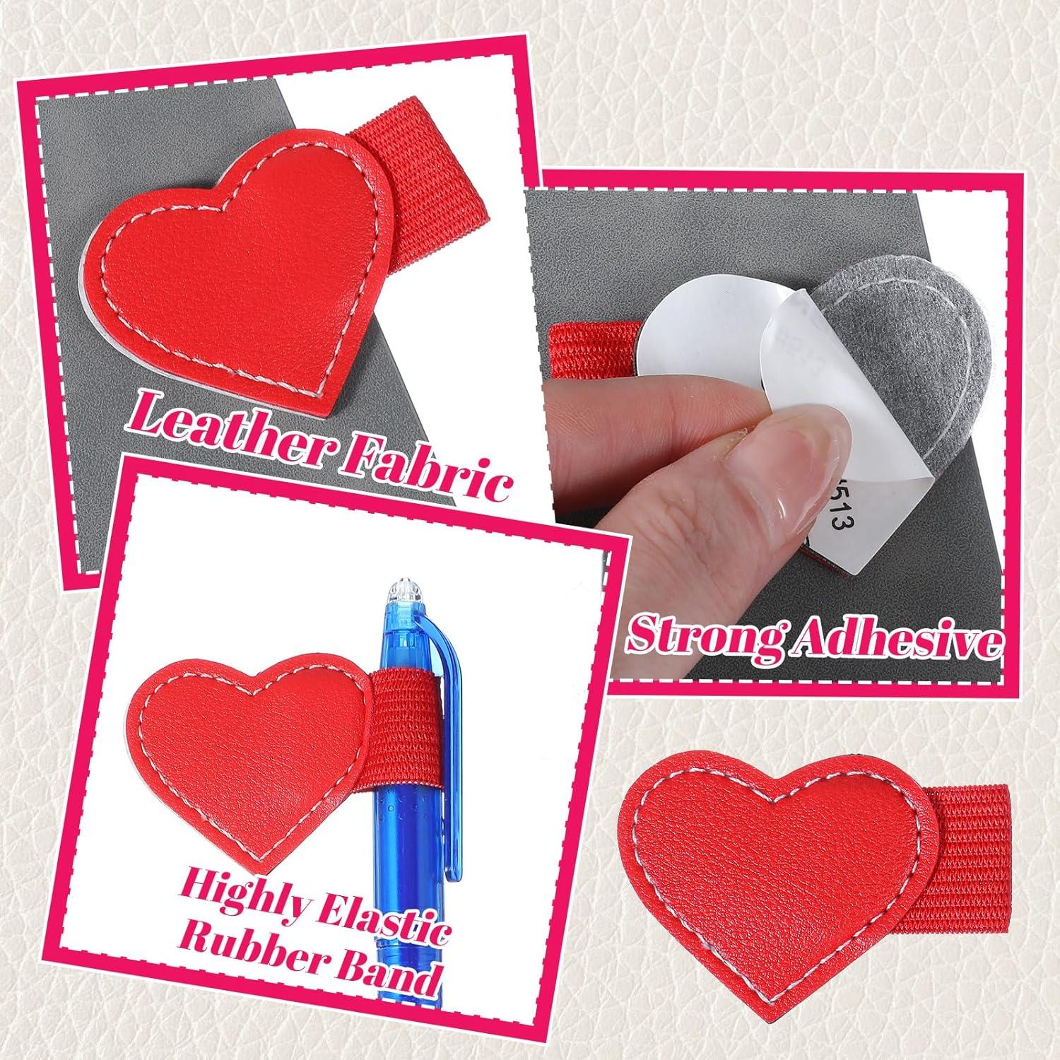 Set de 12 Soportes de Pluma Corazón Quilax Multicolor