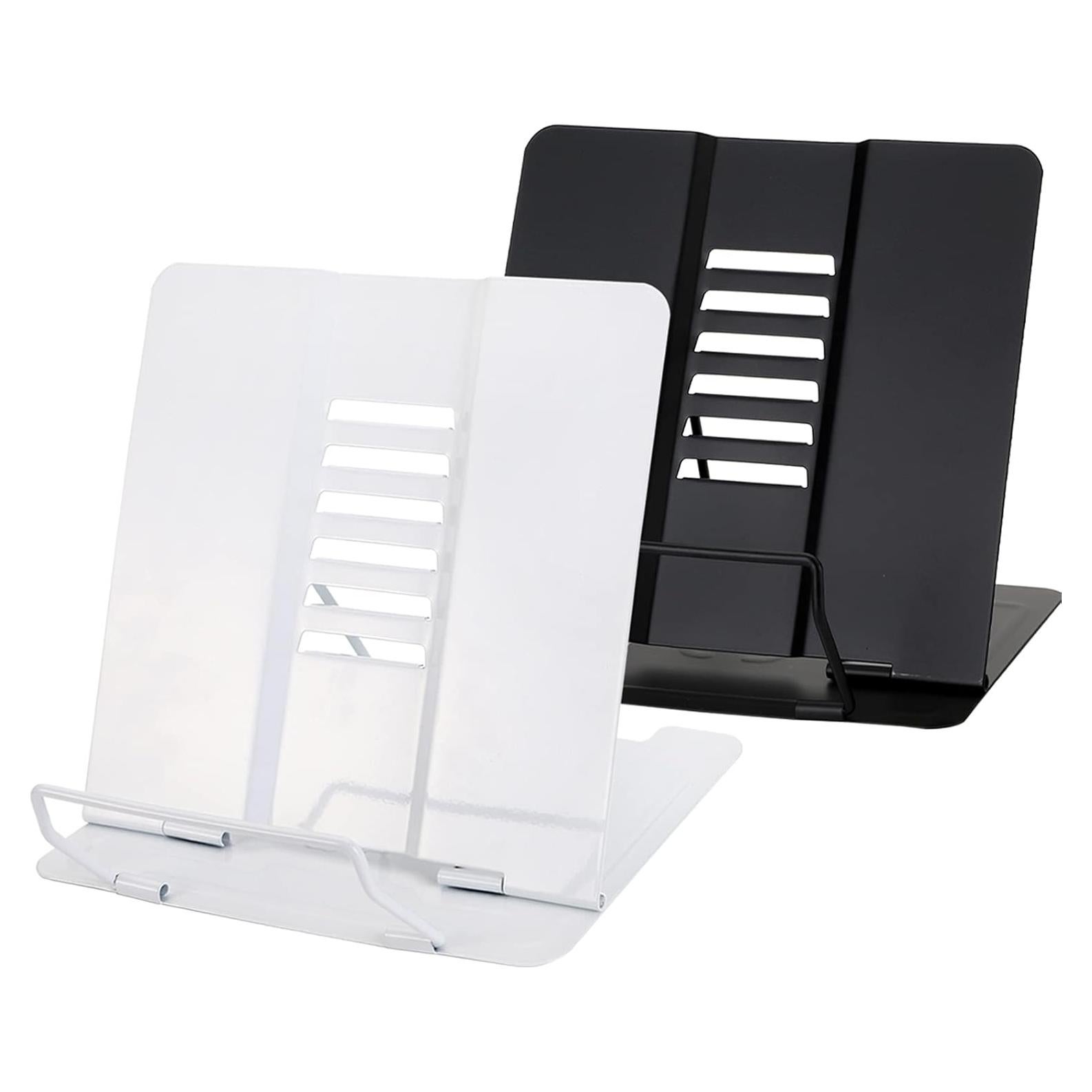 Soporte de Libro Ajustable Dicunoy - Metal Plegable 2 Pcs