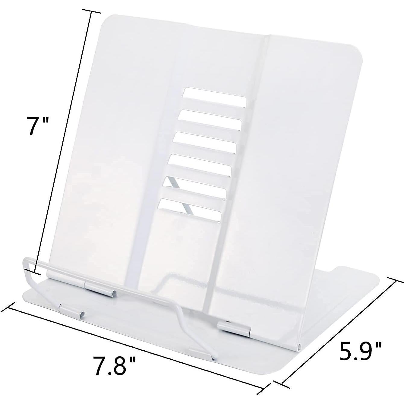 Soporte de Libro Ajustable Dicunoy - Metal Plegable 2 Pcs