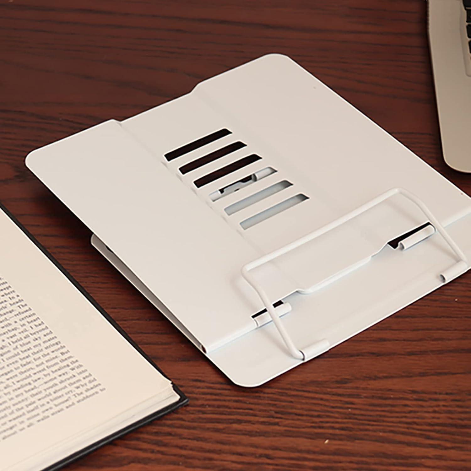 Soporte de Libro Ajustable Dicunoy - Metal Plegable 2 Pcs