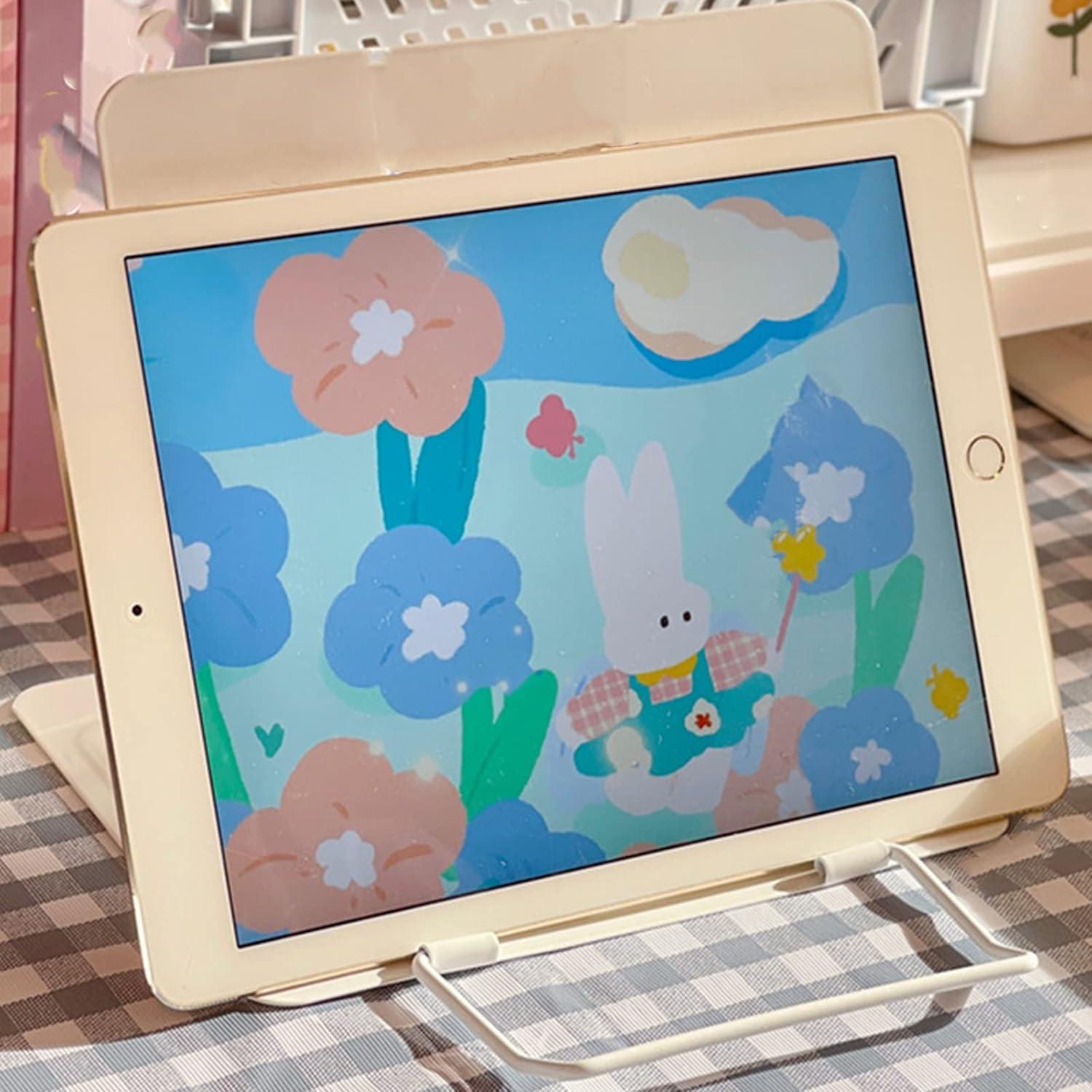 Soporte de Libro Ajustable Dicunoy - Metal Plegable 2 Pcs