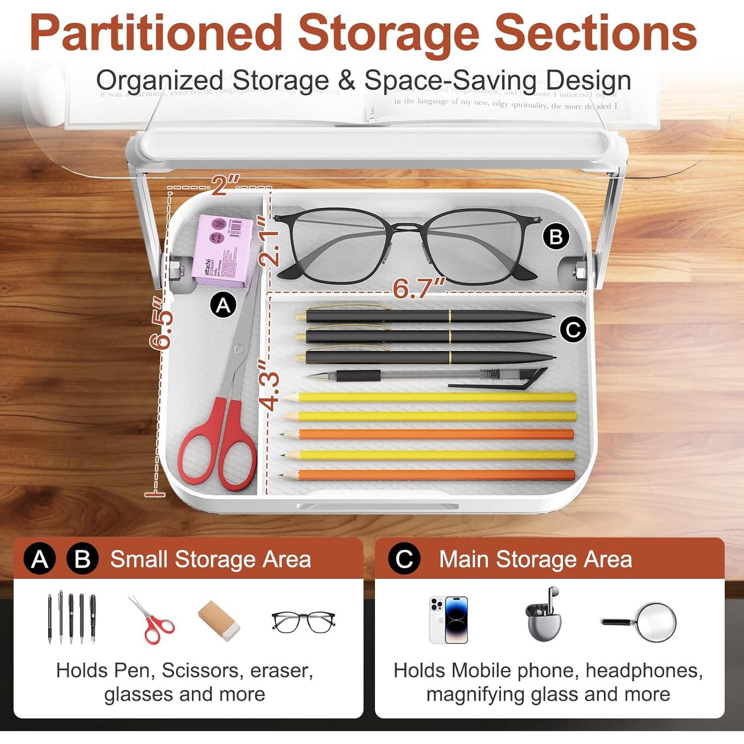 Soporte de Libro Acrílico Ajustable BYMECOST 34x23.6cm