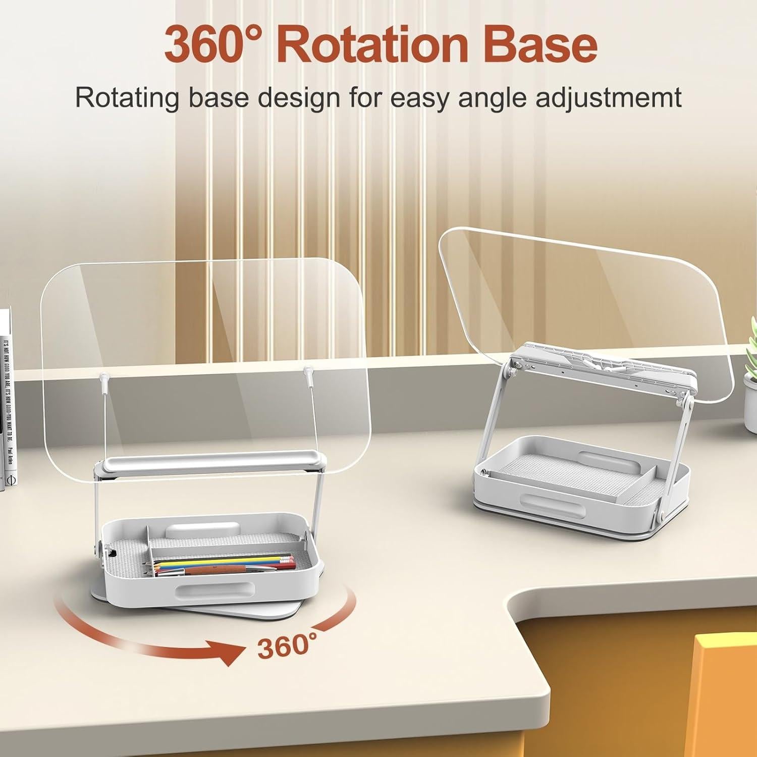 Soporte de Libro Acrílico Ajustable BYMECOST 34x23.6cm