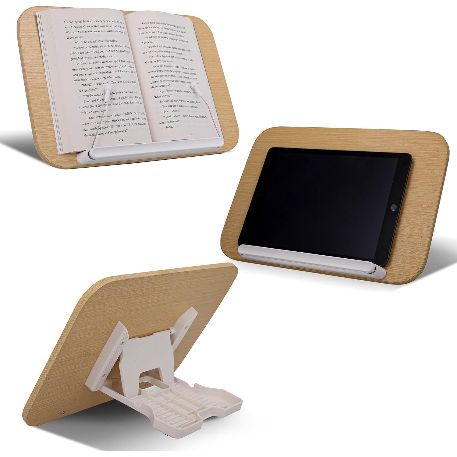 Soporte de Libro de Madera CataKenTika Plegable 34x23 cm