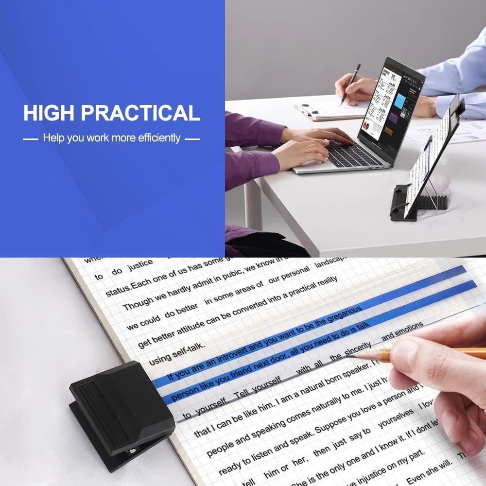 Soporte de Documentos Ajustable OSPNIEEK, Metal Negro, 7 Posiciones