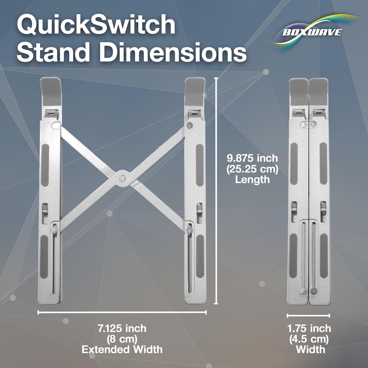 Soporte Plegable BoxWave para Lenovo Yoga Book 9i - 7 Ángulos Ajustables